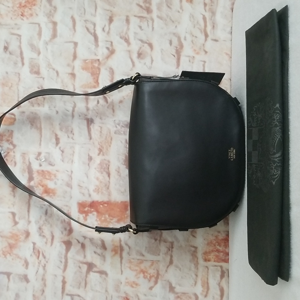 New Vince Camuto Leather Shoulder Bag